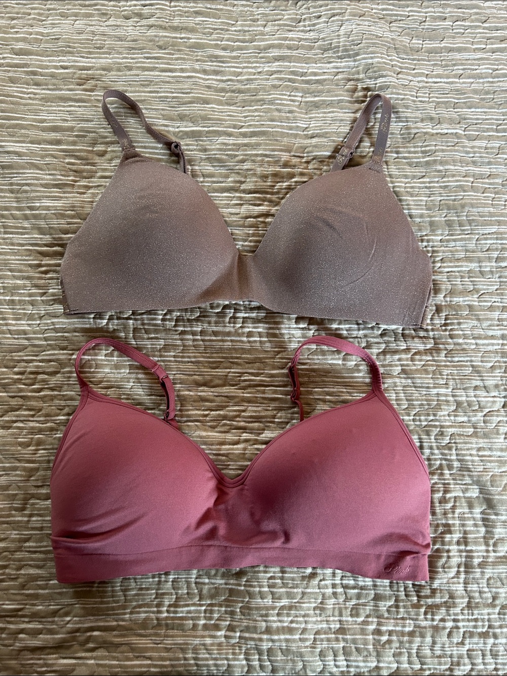 PINK Victorias Secret Bras size XL and 38C